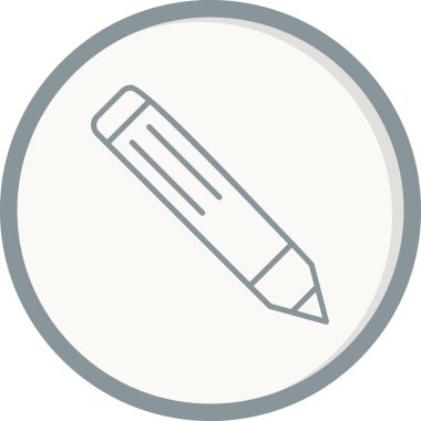 kalem simgesi vektör illüstrasyonu