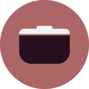 Tencere simgesinin vektör illüstrasyonu