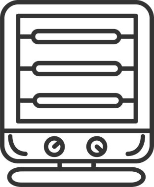 Isıtıcının vektör çizimi