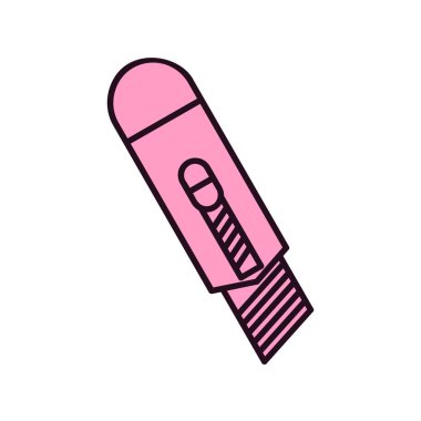 kesicinin basit grafik simgesi vektör çizimi