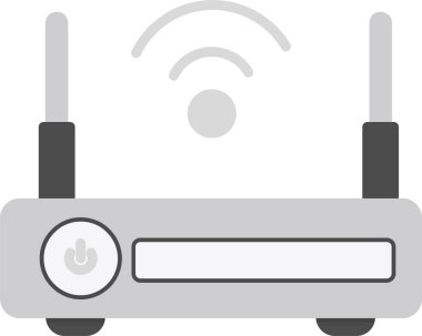  Wi-fi yönlendirici vektör illüstrasyonu