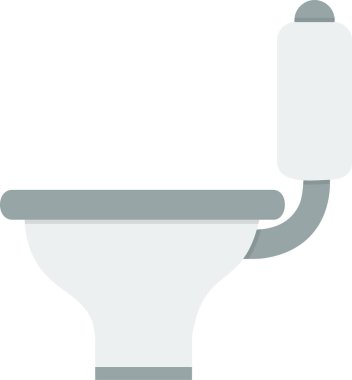 Tuvalet, web simgesi basit illüstrasyon