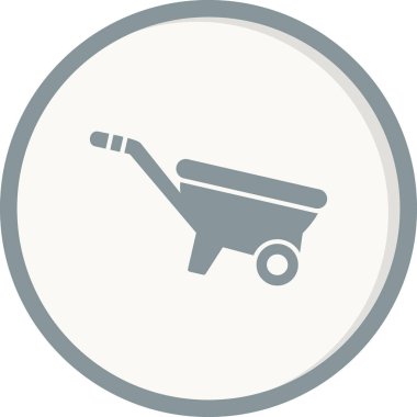 tekerlek barrow simge vektör çizim