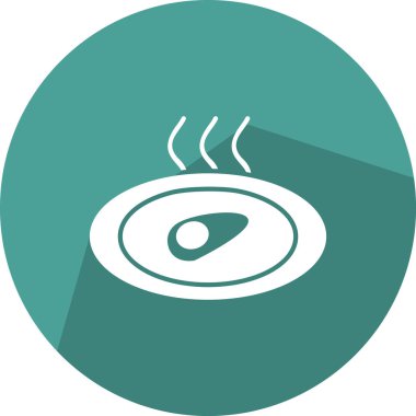 Et Ağı simgesi basit illüstrasyon