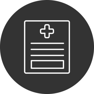 Tarif simgesi vektör illüstrasyonu