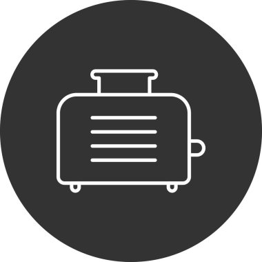 tost makinesi vektör illüstrasyonu