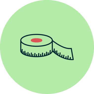 Teyp simgesi çizimi ölçülüyor