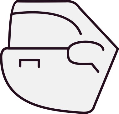 Araba Kapısı 'nın vektör çizimi 