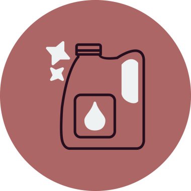 Yağ şişesi vektör illüstrasyonuName