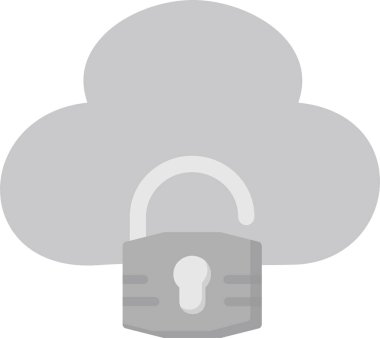 ikon vektör illüstrasyonunu kilitle