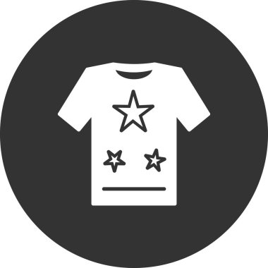 t-shirt simgesi, vektör illüstrasyonu