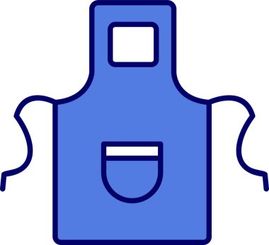 önlük simge vektör çizim