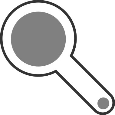 Ara. Web simgesi basit illüstrasyon 