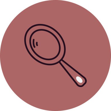 Web tasarımı için el aynası simgesi