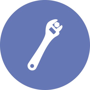  İngiliz anahtarı. Web simgesi basit tasarım