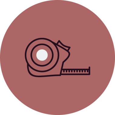 Mezura simgesinin resmedilmesi