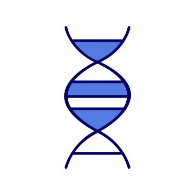 DNA simgesi vektör illüstrasyonu