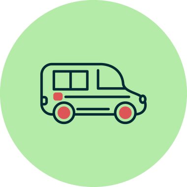 Van simgesi, vektör çizimi