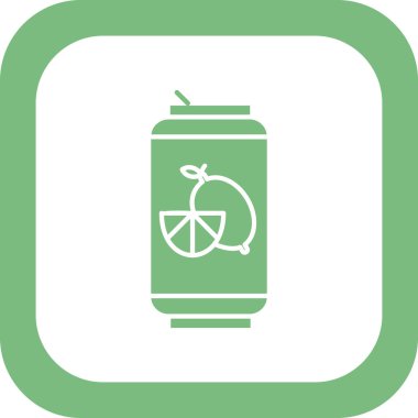 Soda simge vektör çizim