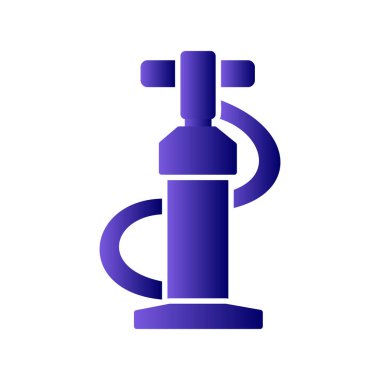 Hava pompası ikonu. özet çizimi 