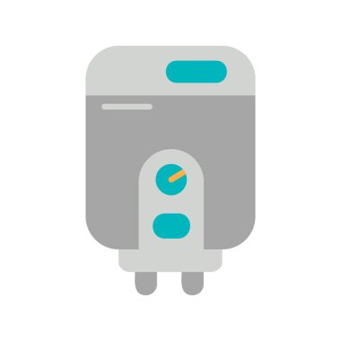 Su ısıtıcısının vektör illüstrasyonu