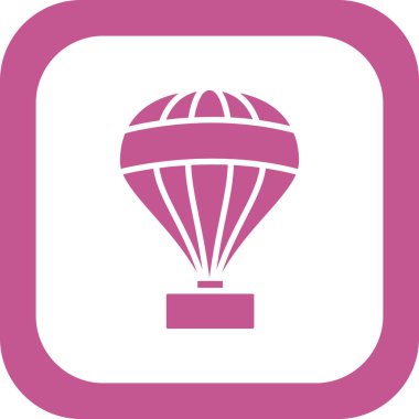 Sıcak hava balonu vektör illüstrasyonu