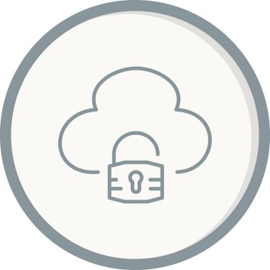 ikon vektör illüstrasyonunu kilitle