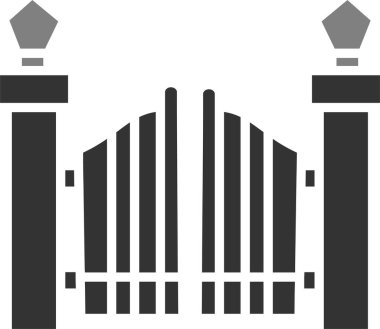 Kapı simge vektör çizim 