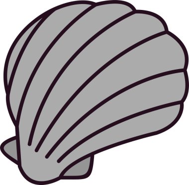 Kabuk simge vektör çizim