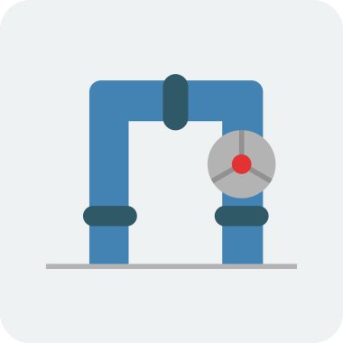 Valf simgesinin vektör illüstrasyonu 