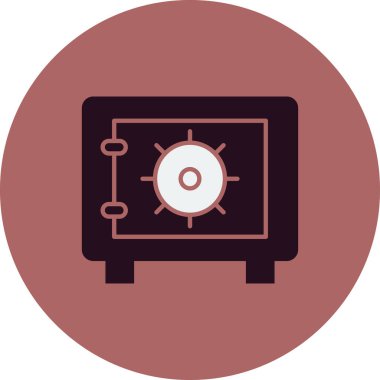 Güvenli kutucuk vektör illüstrasyonu