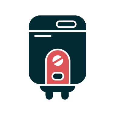 Su ısıtıcısının vektör illüstrasyonu