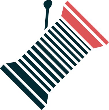 İplik makarası vektör illüstrasyonu