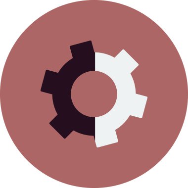 Çarklı. Web simgesi vektör illüstrasyonu ayarlanıyor