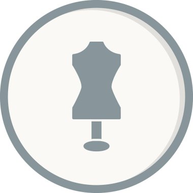 mannequin icon. flat illustration of clothes vector symbol for web 