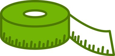 Teyp simgesi çizimi ölçülüyor