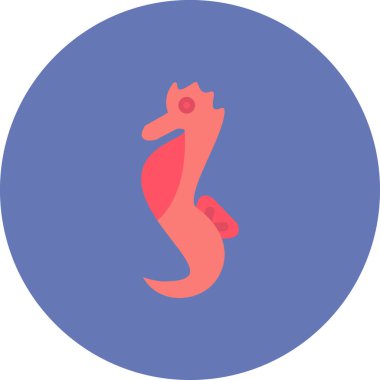 Deniz atı vektör illüstrasyon