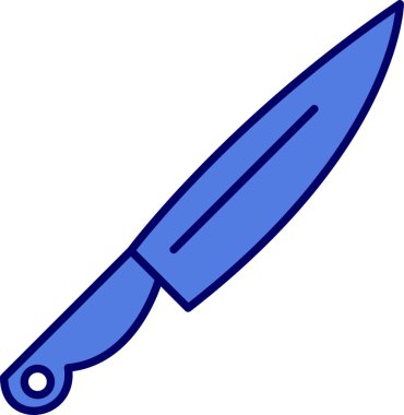 Bıçak. Web simgesi basit illüstrasyon 