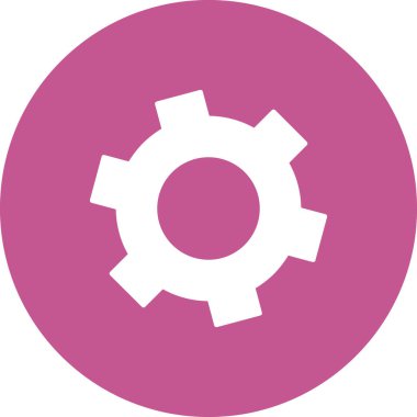 Çarklı. Web simgesi vektör illüstrasyonu ayarlanıyor