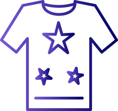 t-shirt simgesi, vektör illüstrasyonu