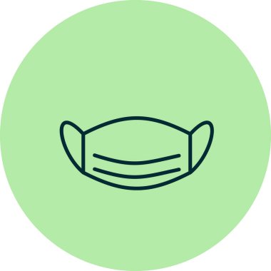 yüz maskesi vektör illüstrasyonu