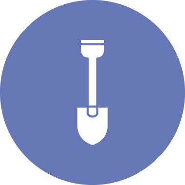 Kürek simgesi, vektör illüstrasyonu