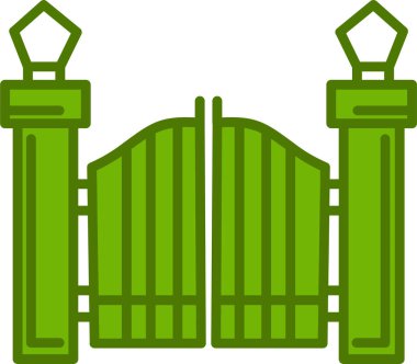 Kapı simge vektör çizim 