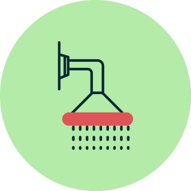 Duşun vektör çizimi