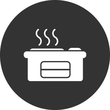 Mutfak sobası. Web simgesi