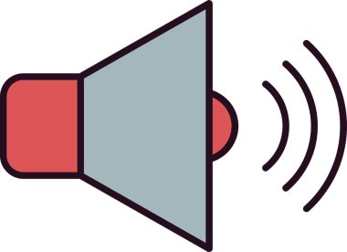 Sesin vektör illüstrasyonu 