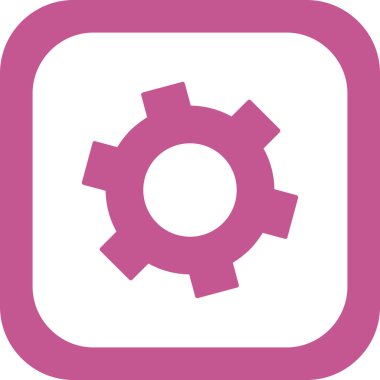 Çarklı. Web simgesi vektör illüstrasyonu ayarlanıyor