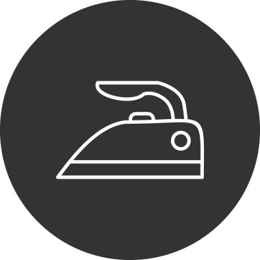 Demir ikon vektör illüstrasyonu