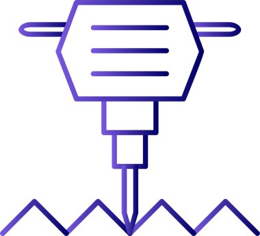 Balyoz. Web simgesi vektör illüstrasyonu