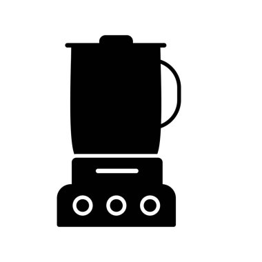 Mutfak karıştırıcı simgesi, vektör illüstrasyonu